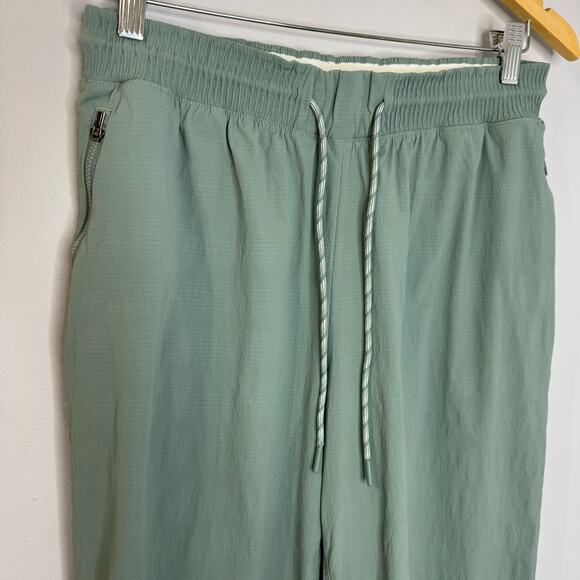 Athleta Pants Trekkie Straight Leg Crop Elastic Waist Drawstring Ankle Sz 10Tall - Picture 5 of 12